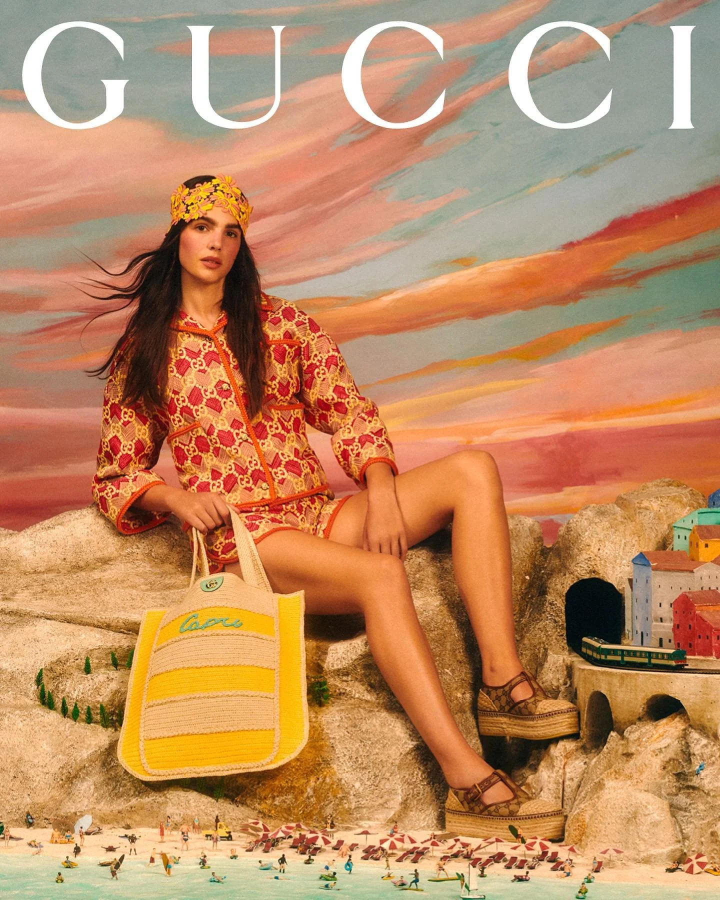 Gucci beach top cover up